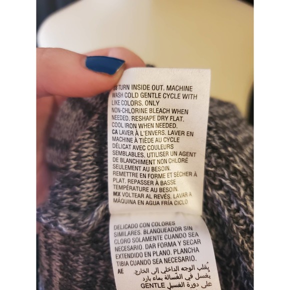 NWT Style & Co Marled Heather Ruffled 1X Sweater - Picture 6 of 6